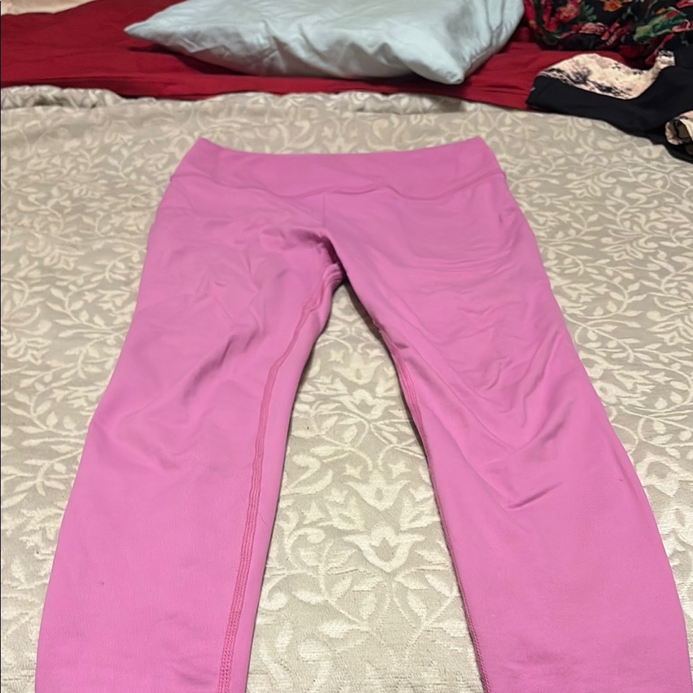 Fabletics Pink Leggings Soft Comfortable Fit